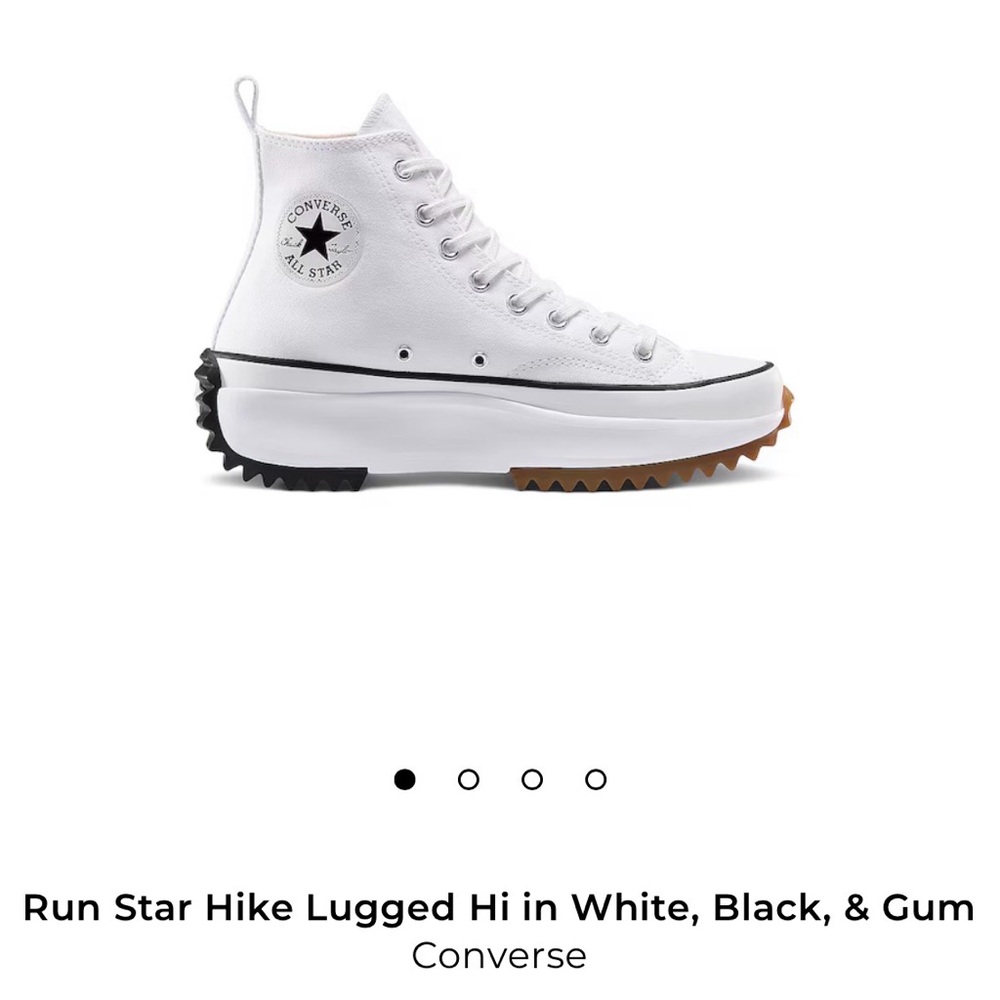 Converse Run Star Hike Lugged Hi; women’s size 11.5/mens 10.